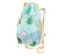 Sac à dos pour transport de chat - Sac de voyage respirant pour animal de compagnie - Sac de randonnée léger avec sangle réglable - Pour promenades en ville, longs trajets sur route