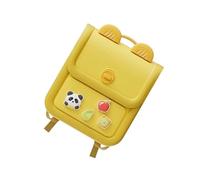Sac à dos pratique préscolaire design ergonomique imprimé dessin animé construction EVA ergonomique compartiments spacieux pour enfants sac à dos avec compartiments, Jaune, taille unique