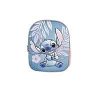 Sac à dos préscolaire Stitch Pink 3D - Bretelles réglables pour un confort tout au long de la journée - Intérieur entièrement doublé et personnalisé - Dos rembourré - 30 x 24 x 8 cm, multicolore, M