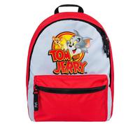 Baagl Sac à dos de maternelle pour garçons et filles, sac à dos de maternelle, petit sac à dos pour bébé, sac à dos pour enfant avec sangle de poitrine, Tom & Jerry