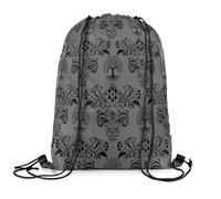Sac À Dos Print Gothic Life of Tree Deep Grey Gym Sack Colourful Sacs À Cordon Pliable Sac De Sport pour Voyage Swimming École 36X42CM