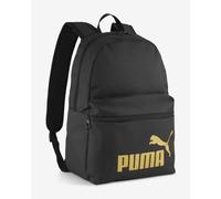 PUMA PUMA PHASE Backpack, Sacs à dos classiques Unisexe, PUMA Black-Gold-No.1 Logo, OSFA - 091164