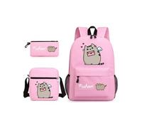 Sac à dos Pusheen Fat Cat - Ensemble de trois sacs à dos pour étudiants