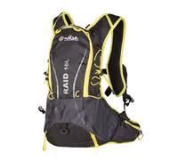 Sac à dos raid-trail 16l noir et jaune