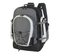 Sac à dos randonnée - SHUGON - 1797 - 40 L - Noir et gris foncé - Bretelles rembourrées