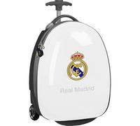 Sac à Dos Real Madrid Voyage Grande capacité et Dossier rembourré Licence Officielle résistante pour Enfants, Jeunes et Adultes, Trolley pour Enfant, Standard