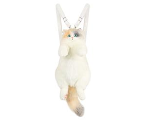 Sac à dos réaliste pour chat - Peluche remplie faite à la main, sacs à dos en peluche d'animaux faits à la main en forme de chat | pour le shopping, les voyages, l'école, les