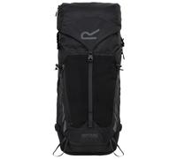 Regatta Blackfell Sac à dos réfléchissant avec cadre en métal 45 l Idéal pour la marche, la randonnée, le camping et le trekking, Noir, L, Décontracté