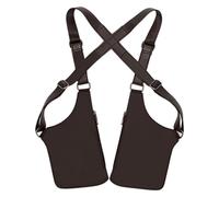 Sac À Dos Réglable Sous Les Bras - Sac À Bandoulière En Cuir PU | Pack De Poitrine À Fermeture Éclair Dissimulée Antivol Imperméable | À Bandoulière Pour Aisselles - Urban Travel Outdoor Adventure