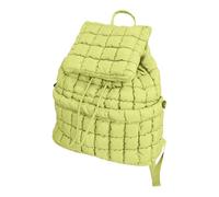 Sac à dos rembourré en nylon - Sac à dos d'école tortueux pour femmes adolescentes | Sac à dos décontracté spacieux pour ordinateur portable pour l'université, les voyages de travail, sangles H, Vert