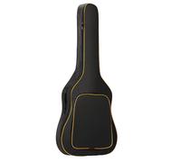 Sac à dos rembourré pour guitare - 5 mm d'épaisseur, sac de guitare portable à double épaule avec bord coloré, grande capacité, étui souple confortable et durable pour guitares acoustiques et
