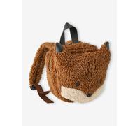 Sac à dos renard en sherpa enfant roux TU