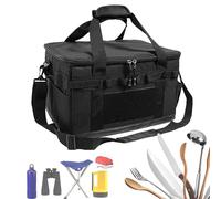 Sac à dos résistant à l'usure et durable pour le camping 30 l, noir, Consulte la descripción, Voir description