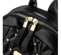Sac à dos rétro pour femmes, imperméable, attaches dorées, 30x26x14 cm