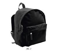 Sac à dos - Rider - Enfants - Noir - Bretelles réglables - Dos matelassé - Poche zippée