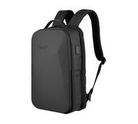 Qualo Sac à dos pour ordinateur portable 15,6 pouces, Étanche, Rigide, Bagage à main, USB, QPS-W-USB-01