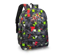 Sac à Dos Robllox, Cartable D'éCole pour Adolescents, Cartable Primaire Rob-lx pour Enfants, Sac à Dos De Voyage Grande Capacité 17in, pour GarçOns de 3 à 12 Ans