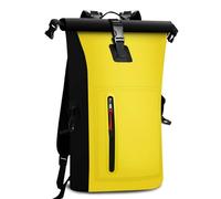 Sac à dos robuste à fermeture enroulable avec poche avant zippée - Bâche en PVC 500D de qualité supérieure - Soudure haute fréquence pour les activités sportives - Protection d'équipement