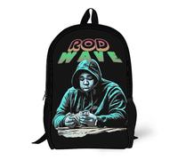 Sac à dos Rod Wave, sac à bandoulière basique, sac à dos, cartable, sac à dos - XTYD1971 Noir