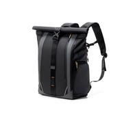 Sac à dos RollTop 22-26,8L pour ordinateur portable, compartiment principal s'ouvrant à 180° et fermeture éclair imperméable