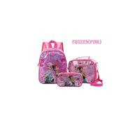 Sac à dos rose Frozen Sac d'école 3 packs Cadeau d'anniversaire
