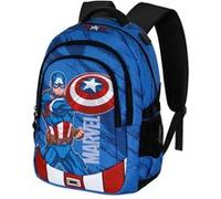Karactermania Marvel Captain America Gears Plus Running Backpack Bleu