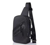 Sac à Dos Sac à Bandoulière Nylon compatible avec Ebook, Tablet et pour Asus M930w > Noir