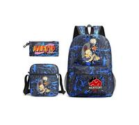 Sac à dos Sac à dos Naruto Student Three-piece Set modélisé de 7
