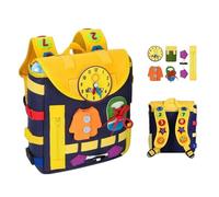 Sac à dos, sac à dos occupé pour | Sac à dos Occupé Jouets | Jouets éducatifs pour la maternelle, activités d'apprentissage préscolaire multifonctionnelles portables pour le