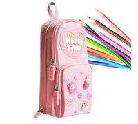 Sac à dos, sac à dos sur pied, sac à dos pour stylos de grande capacité pour filles et universités