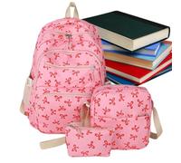 Sac à dos Sac à main pour femme - Sac à dos de travail avec application de boucle | Sac à dos léger et spacieux mignon pour les voyages Travail Loisirs Travail Travail Travail W nd, Rose, Siehe