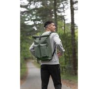 Sac à dos sacoche vélo 2 en 1 vert