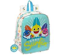 Sac à dos - SAFTA - BABY SHARK SURFING - Bleu et blanc - 22 x 10 x 27 cm - Pratique et polyvalent
