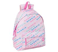 Safta Barbie Logomania 20.80l 32x43x14 Cm Backpack Rose Enfants