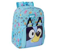 Safta Sac à dos Bluey 10 L 31x41x17,5 cm Poche zippée Bretelles rembourrées Multicolore