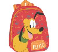 Sac Ã dos Safta Disney Pluto 3D Rouge 27x10x33 cm