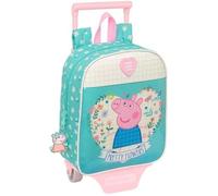 Sac à dos - SAFTA - PEPPA Pig Pretty Flowers - Rose - Trolley inclus - Confortable enfants