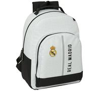 Safta Real Madrid 24/25 15.6´´ 15.30l 27x33x10 Cm Backpack Blanc,Noir,Gris Enfants
