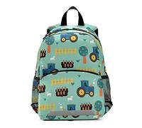 Sac à dos sans couture pour enfants en forme de tracteurs, sac à dos pour garçons et filles, sac de voyage pour maternelle, Multicolore, Taille unique, Dessin animé