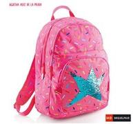 Sac à dos - Scolaire - 2 compartiments - Rose - Etoile