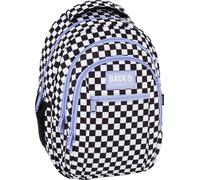 Sac à dos scolaire à échiquier en trois parties BackUp O94F Derform
