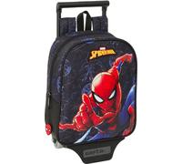 Sac à dos scolaire à roulettes Spider-Man Attack Noir 22 x 27 x 10 cm