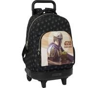 Sac à dos scolaire à roulettes The Mandalorian This is the way Noir 33 X 45 X 22 cm