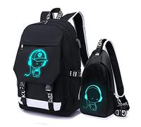 Sac à Dos Scolaire Adolescents en Nylon Grands Sacs d'école Filles cartables Enfants Sacs à Dos Football Impression pour 8-15 Ans Sacs d'école pour garçons imperméables