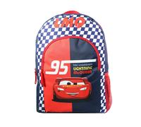 Sac à dos scolaire avec poche disney cars rouge TU