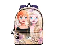 Sac à dos scolaire Disney La Reine des Neiges 2 à un compartiment, beige, 31 x 4