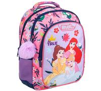 Sac À Dos Scolaire Disney Princess Be True Avec 2 Compartiments 43 Cm Bleu Marine TU