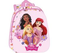 Sac à dos scolaire Disney Princess Rose 27 x 33 x 10 cm