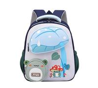 Sac à dos scolaire durable pour enfants léger et ergonomique parfait pour les écoliers de maternelle et du primaire lors des ou activités quotidiennes (Blue-e, One Size)
