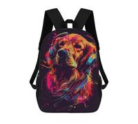 Sac À Dos Scolaire Enfant 17 Pouces Music Lovers' Best Friend Sac D'école Imprimé En 3D Pour Garçons (primaire Et Collège)